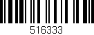 Código de barras (EAN, GTIN, SKU, ISBN): '516333'