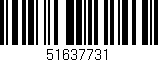 Código de barras (EAN, GTIN, SKU, ISBN): '51637731'