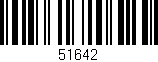 Código de barras (EAN, GTIN, SKU, ISBN): '51642'