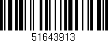 Código de barras (EAN, GTIN, SKU, ISBN): '51643913'