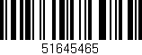 Código de barras (EAN, GTIN, SKU, ISBN): '51645465'