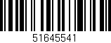 Código de barras (EAN, GTIN, SKU, ISBN): '51645541'