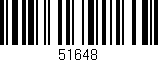 Código de barras (EAN, GTIN, SKU, ISBN): '51648'