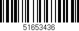 Código de barras (EAN, GTIN, SKU, ISBN): '51653436'