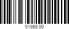 Código de barras (EAN, GTIN, SKU, ISBN): '51668.00'