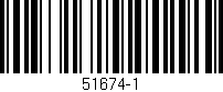 Código de barras (EAN, GTIN, SKU, ISBN): '51674-1'