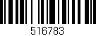 Código de barras (EAN, GTIN, SKU, ISBN): '516783'