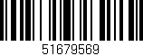 Código de barras (EAN, GTIN, SKU, ISBN): '51679569'