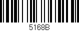Código de barras (EAN, GTIN, SKU, ISBN): '5168B'