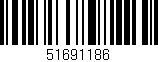 Código de barras (EAN, GTIN, SKU, ISBN): '51691186'