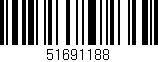 Código de barras (EAN, GTIN, SKU, ISBN): '51691188'