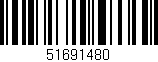Código de barras (EAN, GTIN, SKU, ISBN): '51691480'