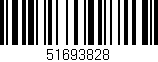 Código de barras (EAN, GTIN, SKU, ISBN): '51693828'