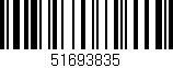 Código de barras (EAN, GTIN, SKU, ISBN): '51693835'