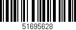 Código de barras (EAN, GTIN, SKU, ISBN): '51695628'
