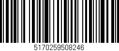 Código de barras (EAN, GTIN, SKU, ISBN): '5170259508246'