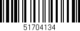 Código de barras (EAN, GTIN, SKU, ISBN): '51704134'