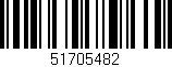 Código de barras (EAN, GTIN, SKU, ISBN): '51705482'