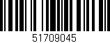 Código de barras (EAN, GTIN, SKU, ISBN): '51709045'