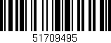 Código de barras (EAN, GTIN, SKU, ISBN): '51709495'