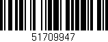 Código de barras (EAN, GTIN, SKU, ISBN): '51709947'