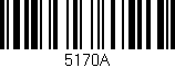 Código de barras (EAN, GTIN, SKU, ISBN): '5170A'