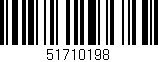 Código de barras (EAN, GTIN, SKU, ISBN): '51710198'