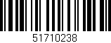 Código de barras (EAN, GTIN, SKU, ISBN): '51710238'