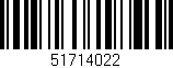 Código de barras (EAN, GTIN, SKU, ISBN): '51714022'