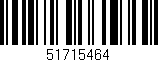 Código de barras (EAN, GTIN, SKU, ISBN): '51715464'