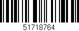 Código de barras (EAN, GTIN, SKU, ISBN): '51718764'