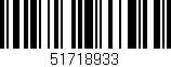 Código de barras (EAN, GTIN, SKU, ISBN): '51718933'