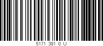 Código de barras (EAN, GTIN, SKU, ISBN): '5171_391_0_U'