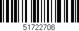 Código de barras (EAN, GTIN, SKU, ISBN): '51722706'