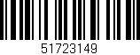 Código de barras (EAN, GTIN, SKU, ISBN): '51723149'