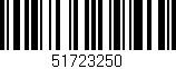 Código de barras (EAN, GTIN, SKU, ISBN): '51723250'