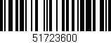 Código de barras (EAN, GTIN, SKU, ISBN): '51723600'