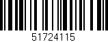 Código de barras (EAN, GTIN, SKU, ISBN): '51724115'