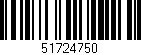 Código de barras (EAN, GTIN, SKU, ISBN): '51724750'