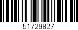 Código de barras (EAN, GTIN, SKU, ISBN): '51729827'