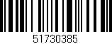 Código de barras (EAN, GTIN, SKU, ISBN): '51730385'