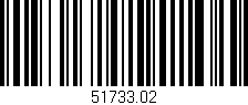 Código de barras (EAN, GTIN, SKU, ISBN): '51733.02'