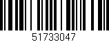 Código de barras (EAN, GTIN, SKU, ISBN): '51733047'