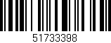 Código de barras (EAN, GTIN, SKU, ISBN): '51733398'
