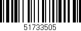 Código de barras (EAN, GTIN, SKU, ISBN): '51733505'
