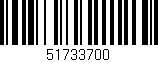 Código de barras (EAN, GTIN, SKU, ISBN): '51733700'
