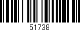 Código de barras (EAN, GTIN, SKU, ISBN): '51738'