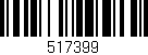 Código de barras (EAN, GTIN, SKU, ISBN): '517399'