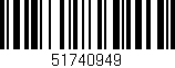 Código de barras (EAN, GTIN, SKU, ISBN): '51740949'