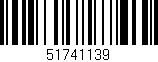 Código de barras (EAN, GTIN, SKU, ISBN): '51741139'